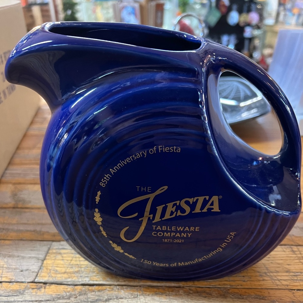 Fiesta 85th anniversary twilight limited edition large disc pitcher